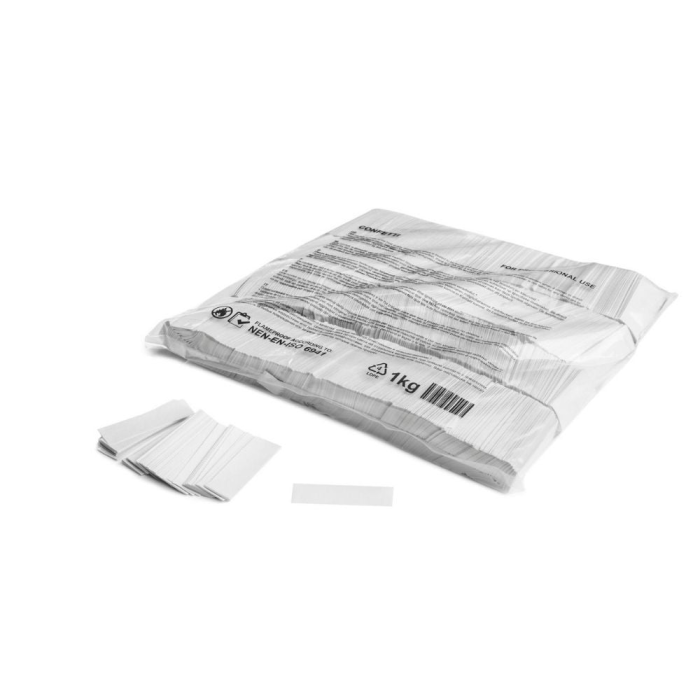 CON01WH – Confetti wit papier 1kg