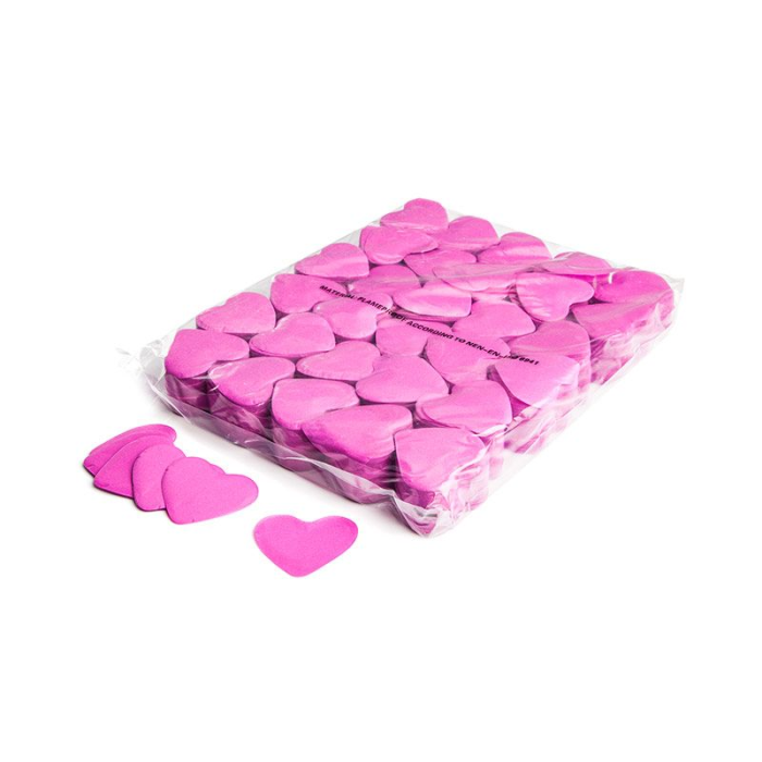 CON04PK – Confetti hartjes roze papier 1kg