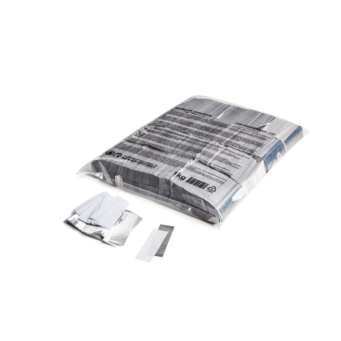 CON31WS – Confetti wit/zilver metallic 1kg