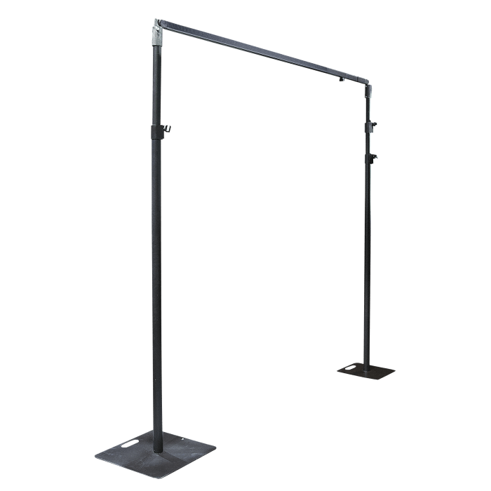 Pipe & Drape frame - 9 meter lengte - 3 meter hoog - zwart
