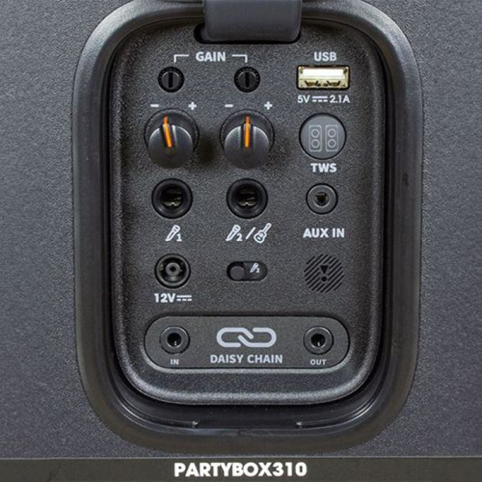 JBL Partybox 310 + 2x microfoon