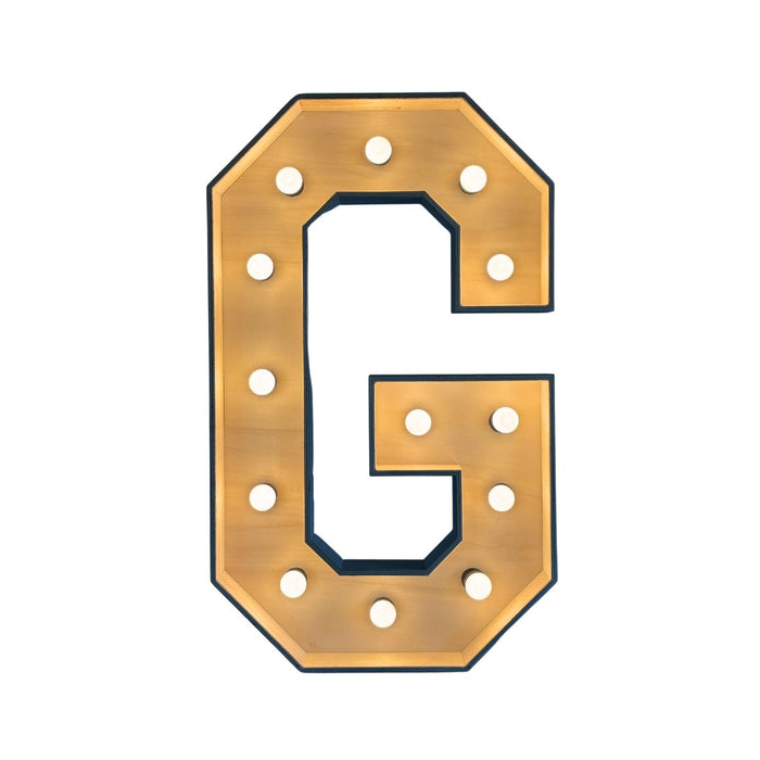 Verlichte letter – G