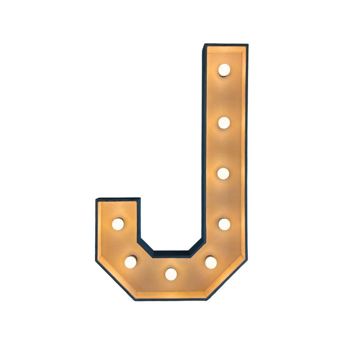 Verlichte letter – J