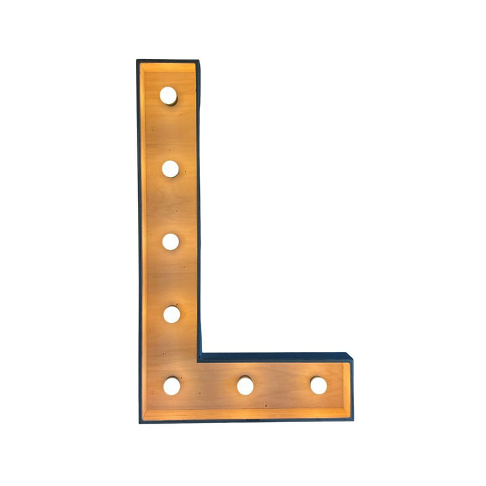 Verlichte letter – L