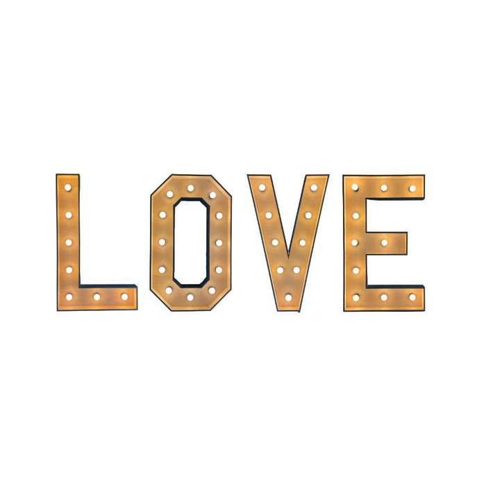 Verlichte letter – V