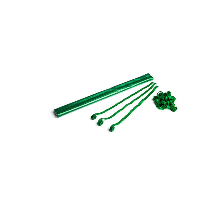 STR01DG – Streamer donkergroen papier 5m x 85mm