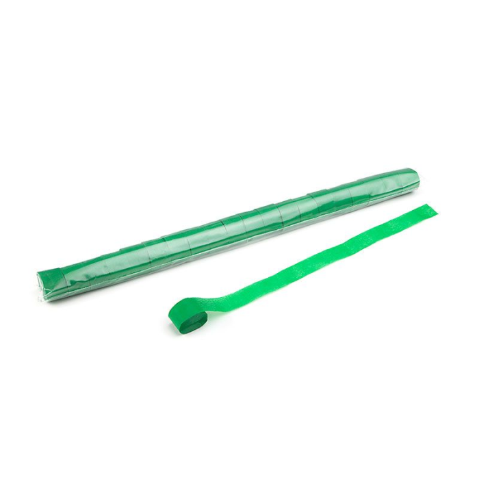 STR10DG – Streamer donkergroen papier 10m x 25mm