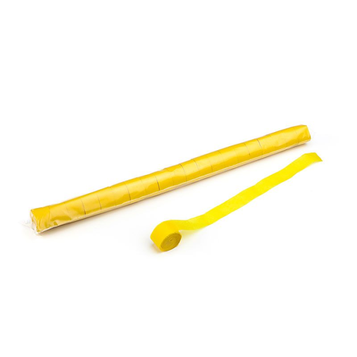 STR10YL – Streamer geel papier 10m x 25mm