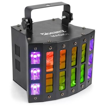 Derby met blacklight en stroboscoop 