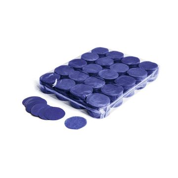CON02DB – Confetti rondjes donkerblauw papier 1kg