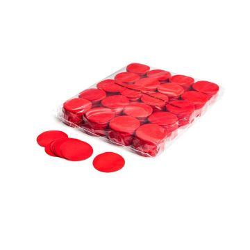 CON02RD – Confetti rondjes rood papier 1kg