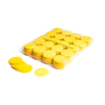 CON02YL – Confetti rondjes geel papier 1kg
