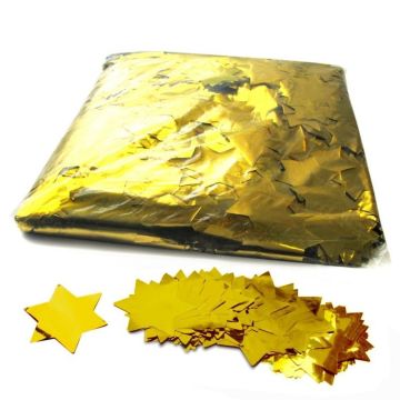 CON14GL – Confetti sterren goud metallic 1kg