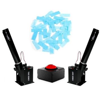 2x MagicFX Powershot met drukknop