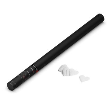 HC04WHH – Confetti hartjes wit papier 80cm HH