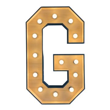 Verlichte letter – G