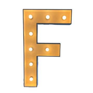 Verlichte letter – F