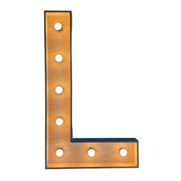 Verlichte letter – L