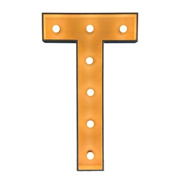 Verlichte letter – T
