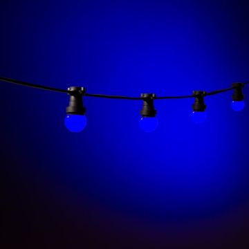 Prikkabel Blauw - 50 meter - 100 lampjes - koppelbaar