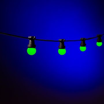 Prikkabel Groen - 50 meter - 100 lampjes - koppelbaar