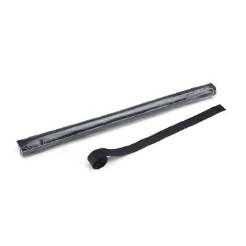 STR10BL – Streamer zwart papier 10m x 25mm
