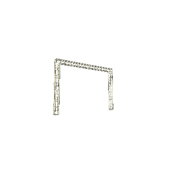 Truss poort / Trussgoal 4x3m (LxH) buitenmaten