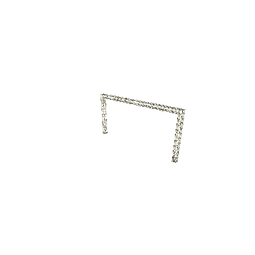 Truss poort / Trussgoal 6x3m (LxH) buitenmaten